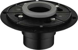 NUOVA flangia base scarico pavimento doccia in PVC in ABS con accoppiatore in gomma SPEDIZIONE GRATUITA! - Foto 1 di 6