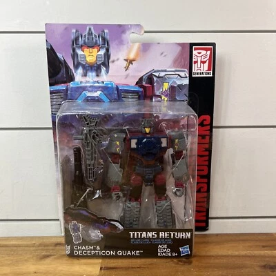 Figuras de acción Transformers Chasm & Quake sin usar, en caja Titans Return Deluxe ¡Envío rápido! Foto 1 de 4