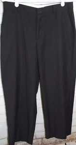 CHAPS Ralph Lauren Dress Pants Flat Front Boys 18 Husky Black C841183 Wool - Picture 1 of 8