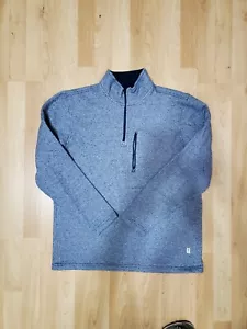 Magellan Outdoors Mens Pullover Gray 1/4 Zip M Polyester Moisture Wick - Picture 1 of 5