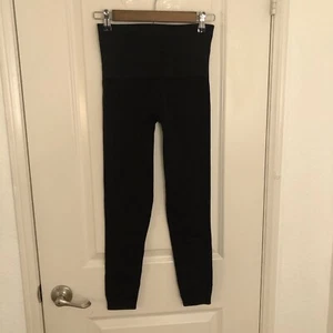 Spanx High Rise Waisted Compression Leggings Damen L schwarz Pull On Large - Bild 1 von 7