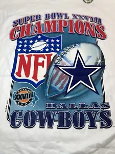 Camiseta Super Bowl XXVIII 1994 Grande Campeón Dallas Cowboys De Colección Años 90 NUEVA - Imagen 1 de 8