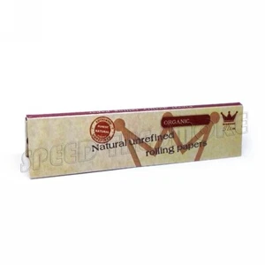 10 booklets Unbleached Cigarette Rolling Papers King Size Slim 108*45mm - Picture 1 of 7