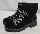 Time and Tru Teen Cozy Black Hiker Boots (Size 9) - New (No Box)
