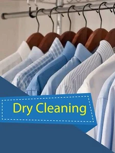 Dry Cleaning | Retail Window Display Sign | 18"W x 24"H - Picture 1 of 2