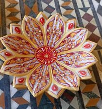 marble colorful urli/fruit bowl/home décor item/ flower bowl meenakari work