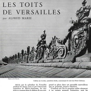Les toits de Versailles - Article de presse 1955 - Picture 1 of 4