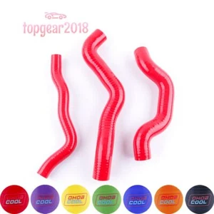 For Suzuki SV1000 2003 2004 2005 2006 2007 Silicone Radiator Coolant Hose Red - Bild 1 von 9