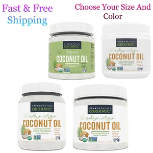 Viva Naturals Organic Coconut Oil Unrefined, Cold-Pressed Extra Virgin, Hair Oil - Picture 1 of 6