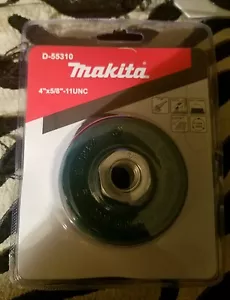 MAKITA D-55310 4" X 5/8"-11 UNC CRIMPED WIRE WHEEL CUP - Picture 1 of 3