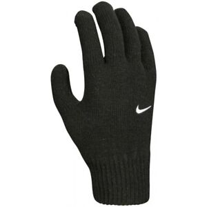 Nike Basic Knitted Gloves Kids YA Black/White Swoosh s/m-l/xl
