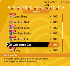 Pokemon Sword & Shield Any Held Item x1 (Gold Bottle Cap, Ability Capsule etc.)