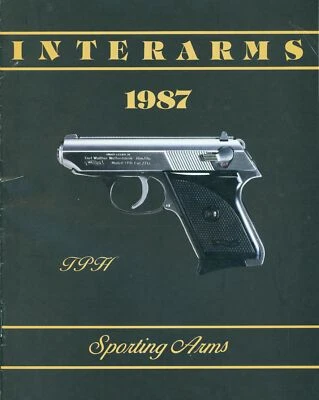 1987 Interarms Walther Rossi Star Firearm Glossy Dealer Catalog Gunsmith Sport - Image 1 of 4
