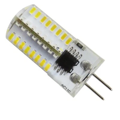 10pcs G4 GU4.0 LED Light Bulb 64 3014SMD Lamp 110V Soft White Silicone Crystal - Image 1 of 4