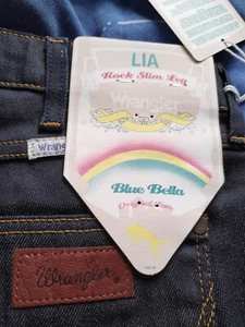 wrangler lia blue bella jeans midnight dry blue womens size 30x30 - Picture 1 of 8