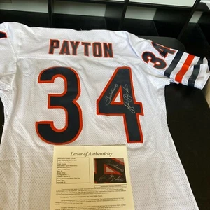 Stunning Walter Payton "Sweetness" Signed 1980's Chicago Bears Jersey JSA COA - Picture 1 of 9