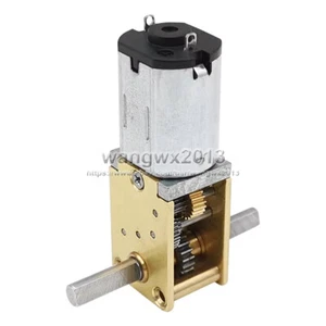 1pcs N20 DC3V 6V 12V Dual D-Shaft DIY Metal Gearbox Speed Reduction Gear Motor - Picture 1 of 8