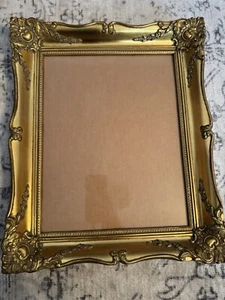 Vintage Gold Frame wood Ornate gilt gesso 17x14” Victorian Gallery Wall Regency - Picture 1 of 10