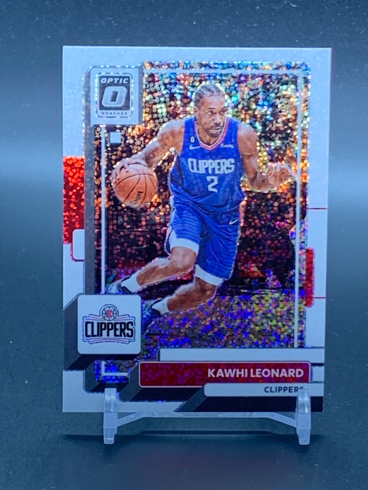 2022-23 Donruss Optic White Sparkle #118 KAWHI LEONARD Los Angeles Clippers SSP