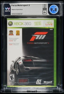 Forza Motorsport 3 Xbox 360 New Sealed Graded WATA 9.8 A+ - Image 1 of 2