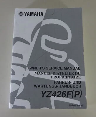 Manual de Taller/Manual de Operación Yamaha YZ 426F (P) Stand 07/2001 - Imagen 1 de 3