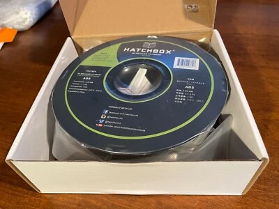HATCHBOX ABS 3D Printer Filament, +/- 0.05 mm, 1 kg Spool, 3mm, GLOW IN THE DARK - Image 1 of 2