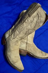 Lucchese 1883 Leder gelb Texas Western Cowboystiefel 8 D - Bild 1 von 8