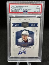 2010 Panini Dominion All Decade Autographs Alex Ovechkin /24 #AO PSA 9