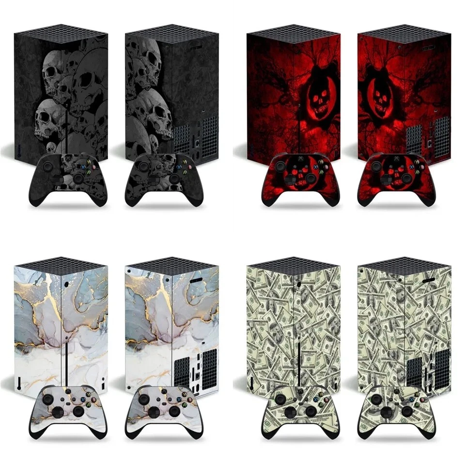 1 Skin XBox Serie X STICKERS Peau De Vinyle  + 2 Autocollant Decoration Manette - Photo 1/4