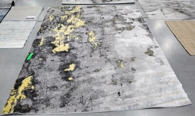 Alfombra de encuadernación dañada GRIS/AMARILLA 8' X 10', precio reducido 1172722435 ADR134H-8 Foto 1 de 4