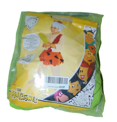 The Flintstones Bamm-bamm Halloween Cosplay Costume 4-6 Child New - Image 1 of 2