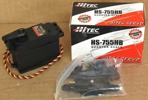 Hitec HS-755HB (33755S) 1/4" Scale Karbonite Gear Ball-Bearing Servo NOS - Picture 1 of 2