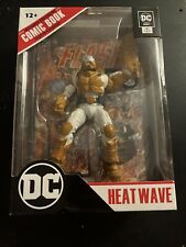 McFarlane   HEAT WAVE 7    FIGURE WITH THE FLASH COMIC  PAGE PUNCHERS