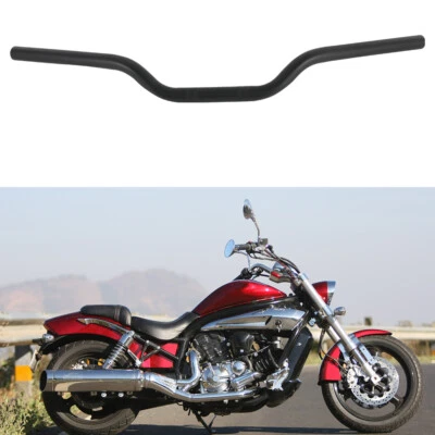 7/8" 22mm Retro Motorcycle Tracker Handlebars Drag Bars For Hyosung GT650R GV650 - Image 1 of 4