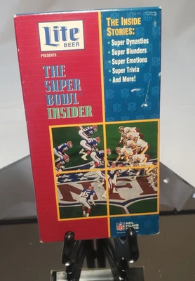 Lite Beer The Super Bowl Insider VHS Tape 1992 NFL Film Video — 第 1/2 张图片