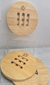 8 Zoll Bambus Kochplatten, Untersetzer -- (3) - Bild 1 von 4