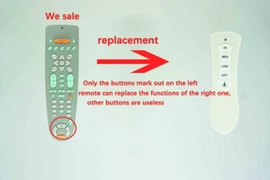 Remote Control For Lucci 210012 UC7216T Ceiling Fan - Picture 1 of 6