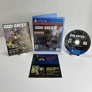 God Eater 2 Rage Burst Day One Edition (Sony PlayStation 4 2015) Complete Tested - Picture 1 of 11