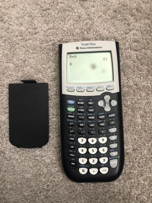 Texas Instruments TI-84 Plus Graphing Calculator Black No Cover, No Batteries - Image 1 of 4