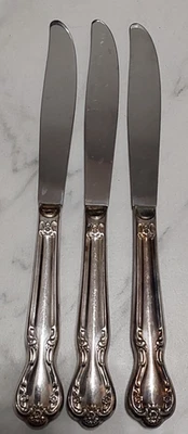 Lote de 3 Cuchillos Rogers Bros. Daybreak Elegantes Dama Cena Fiestas Fiestas Foto 1 de 4