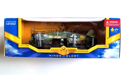 WINGS OF GLORY BF-109G FIGHTER ERICH HARTMANN JG 52 ME-109 1:48 SCALE WW II NIP - Image 1 of 4