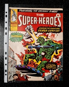 Marvel Comics UK The Super-Heroes #3 Silver Surfer 1975 - Picture 1 of 10