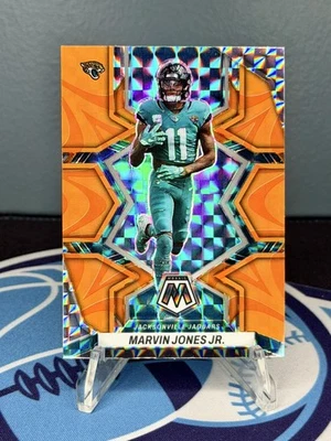 2022 Panini Mosaic Reactive Orange #92 Marvin Jones Jr. - Jacksonville Jaguars - Image 1 of 2