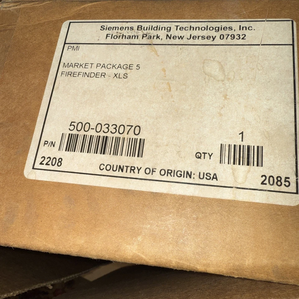 Siemens PMI 500-033070 FireFinder XLS Persona Máquina Interfaz ALARMA CONTRA INCENDIOS Foto 1 de 1