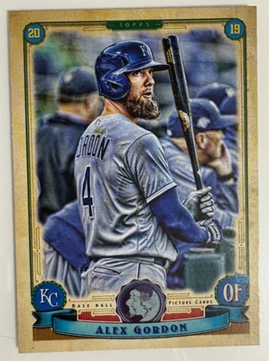 2019 Topps Gypsy Queen GQ Logo Swap Alex Gordon #15 Kansas City Royals - Image 1 of 4