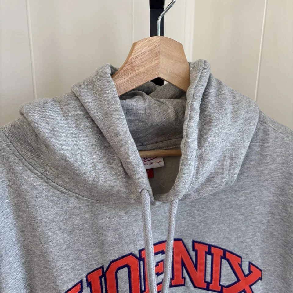 Mitchell & Ness Steve Nash Phoenix Suns Hoodie 4XLT Big & Tall Gray NWT Pullover - Image 1 of 4