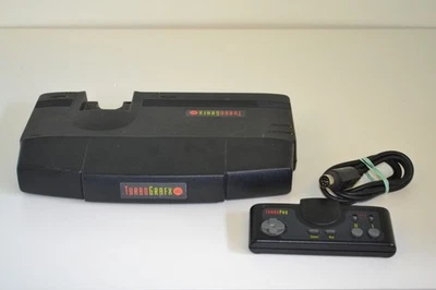 Turbo Grafx 16 System Video Game Console Black Home Very Good 8E - Image 1 of 3
