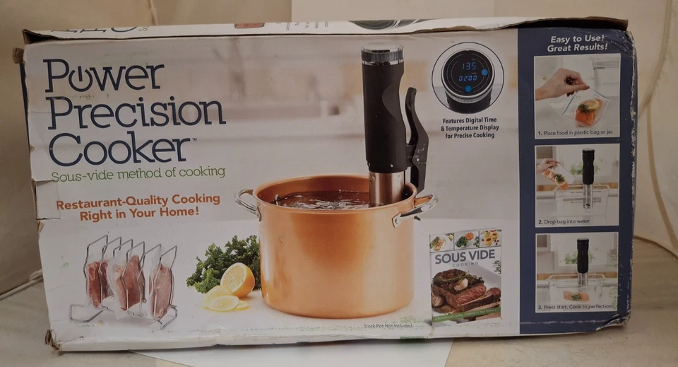 NEW Power Precision Cooker Sous-Vide Method Of Cooking NISB NOB - Image 1 of 4