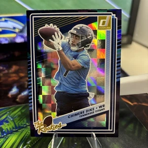 2025 Panini Donruss - The Rookies Chimere Dike (RC) #21 Titans - Picture 1 of 3