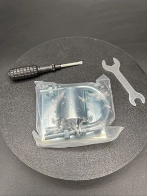 Soporte en U para montaje adaptador de tubería Starlink, soporte de abrazadera de perno en U de alta resistencia  Foto 1 de 2